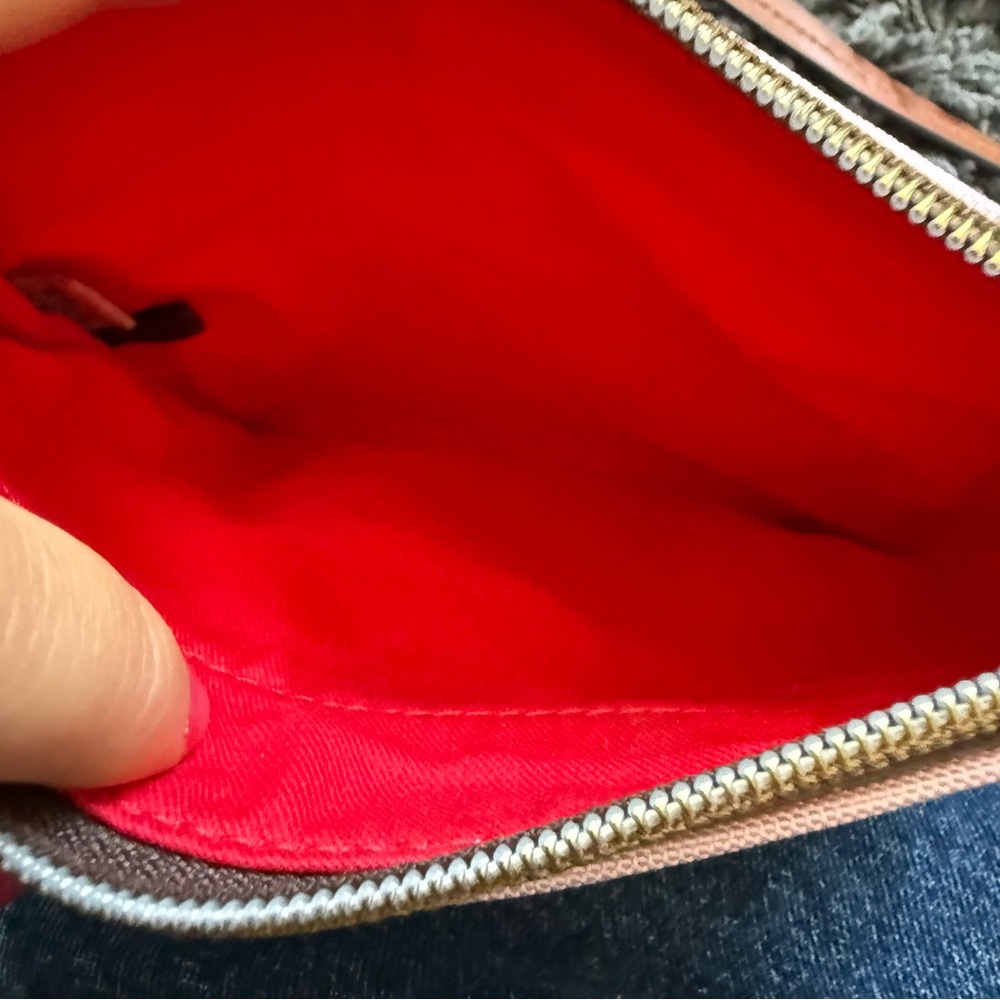 Dooney & Bourke Nylon North South Triple Zip Crossbody in Light Pink - Picture 4 of 12